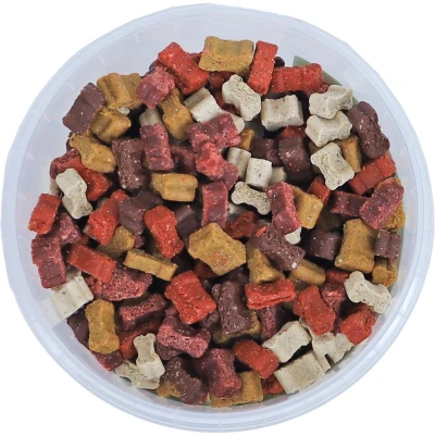 Afbeelding van Boony semi moist mini trainers bones mix emmer 500 gram