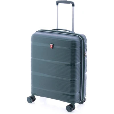 Afbeelding van Gladiator Bionic Handbagage Koffer 55 cm 38/48 liter Expandable TSA slot Eco Friendly Recyclebaar PP Groen