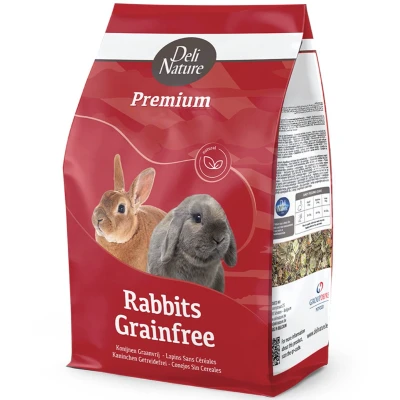 Afbeelding van 4x Deli Nature Premium Konijnenvoer Graanvrij 3 kg