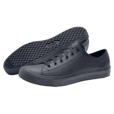 Afbeelding van Shoes for Crews Delray, werkschoenen voor mannen en vrouwen, antislip, licht, waterafstotend, zwart
