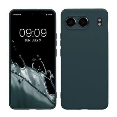 Afbeelding van kwmobile telefoonhoesje geschikt voor OnePlus Nord 4 5G Hoesje smartphone Precisie camera uitsnede In leisteen