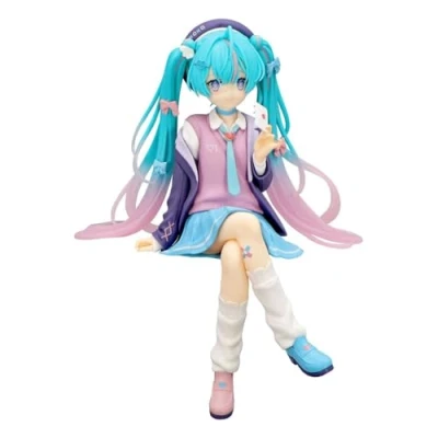 Afbeelding van Japanse Anime Statue Hatsune Miku Noodle Stopper Love Blazer Navy Color 14 cm