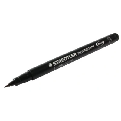 Afbeelding van Viltstift Staedtler Lumocolor 313 permanent S zwart