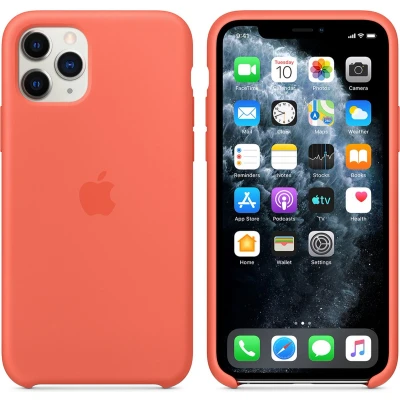 Afbeelding van Apple iPhone 11 Pro Silicone Case Vitamin C Oranje