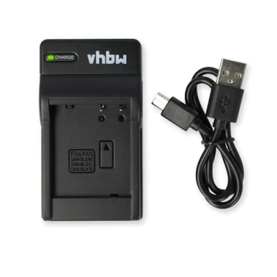 Afbeelding van vhbw USB oplaadkabel compatibel met Nikon CoolPix S200, S220, S225, S230, S3000, S4000, S500, S510, S5100, S570, S60, S600, S700, S80 camera