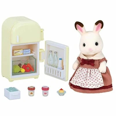 Afbeelding van Actiefiguren Sylvanian Families Mom Rabbit Chocolate / Refrigerator