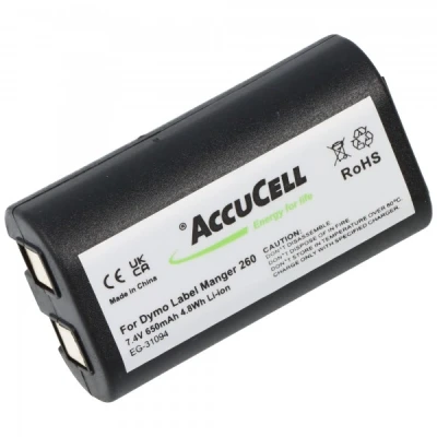 Afbeelding van Batterij geschikt voor Dymo LabelManger 260, Li ion, 7.4V, 650mAh, 4.8Wh