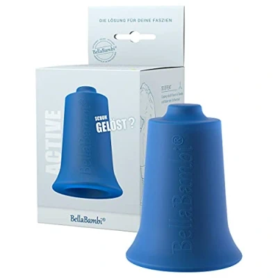 Afbeelding van BellaBambi® Maxi Solo glazen zuignap, voor fascia en triggerpoints, perfect grote lichaamsgebieden, rug dijspanning, Made in Germany, Intensität