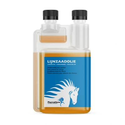 Afbeelding van Lijnzaadolie paard 1 L Paarden Supplementen