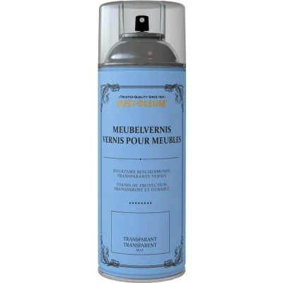 Afbeelding van Rust oleum meubelvernis mat 400 ml, transparant, spuitbus