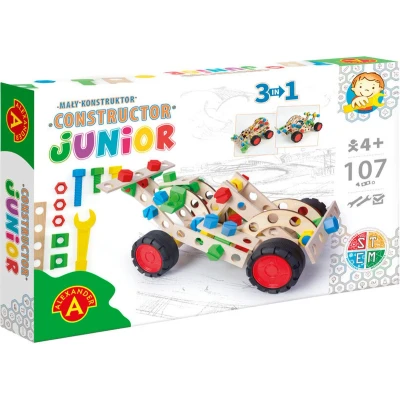 Afbeelding van Alexander Toys Constructor Junior 3x1 Sportwagen 107st