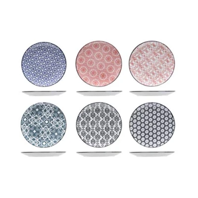 Afbeelding van Cosy &amp; Trendy Dessertborden Delirio Grès D 19 cm, 6 stuks, gesorteerd