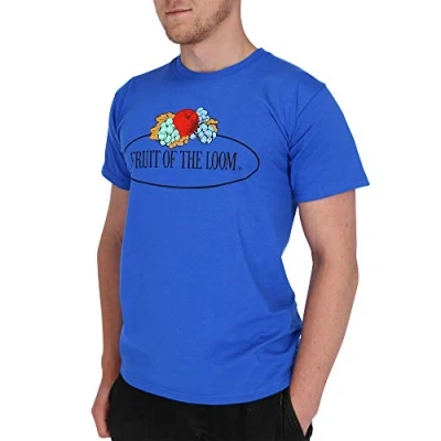 Afbeelding van Fruit of the Loom T shirt voor heren, Royal Blauw