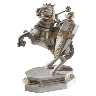 Afbeelding van Wizard Chess Knight Bookend White Harry Potter
