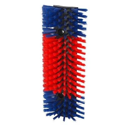 Image de Halfronde krabborstel, MS Schippers, Blauw Geschikt voor Rundvee Koeien Geiten