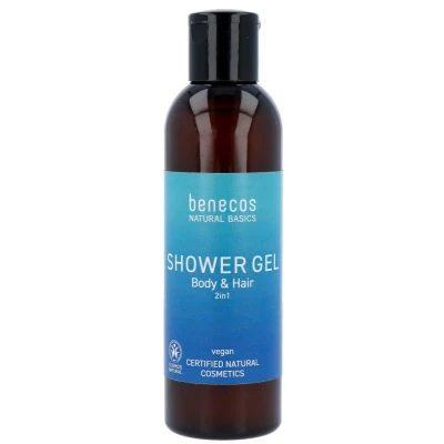 Afbeelding van Benecos Body &amp; Hair 2 in 1 Shower Gel