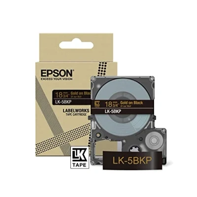 Afbeelding van Epson LK 5BKP Zwart, Goud