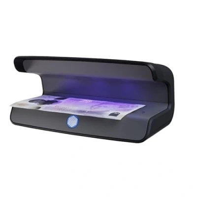 Afbeelding van Safescan Testeur de faux billets à 55 LED avec lumière UV ultra puissante pour banque, cartes crédit et d&#039;identité Détecteur 3 lumières