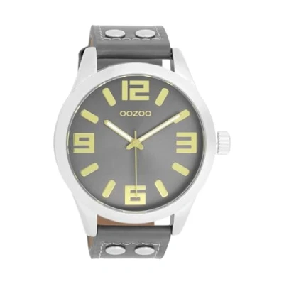 Afbeelding van Oozoo Timepieces Analoog dameshorloge met leren armband, rond, elegant, hoogwaardig, Armband