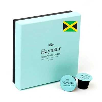 Afbeelding van 100% Blue Mountain koffie uit Jamaica, vers geroosterde koffiecapsules, compatibel met Nespresso Original Line machines, set 20 capsules
