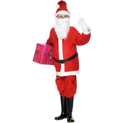 Image de Costume mini pere noel flanelle 150 cm