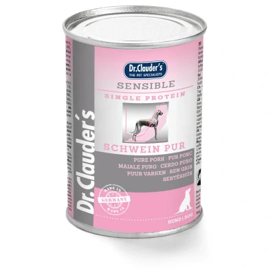 Afbeelding van Dr.Clauder&#039;s Sensible Puur 400 g Hondenvoer Varken