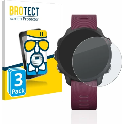Afbeelding van BROTECT Screenprotector voor Garmin Forerunner 245 / Music 45 Folie Beschermfolie Beschermglas matte (3 Stuks)