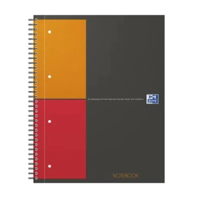 Afbeelding van Oxford INTERNATIONAL Notebook, 160 bladzijden, ft A4+, geruit 5 mm schrift