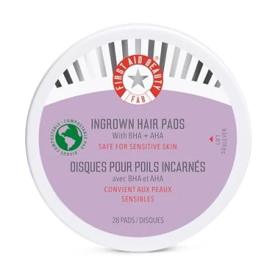 Afbeelding van First Aid Beauty Ingrown Hair Pads With BHA &amp; AHA 28 st