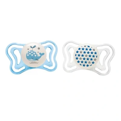 Afbeelding van Chicco Fopspeen Physio Silicone Light 2 6m stuks Blauw