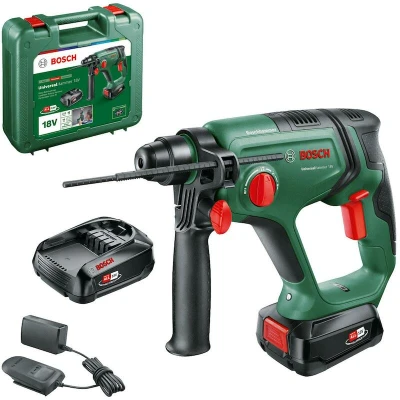 Afbeelding van Bosch Home and Garden UniversalHammer 18V Accu boorhamer 18 V 2.5 Ah Li ion Incl. 2 accus, lader, koffer