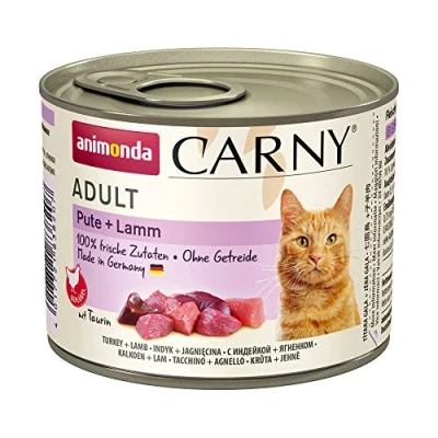 Afbeelding van 6x200g Adult Kalkoen &amp; Lam Animonda Carny Kattenvoer
