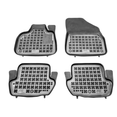 Afbeelding van REZAW PLAST 201224 Vloermatset Rubber voor en achter Zwart CITROËN: DS5 Hatchback