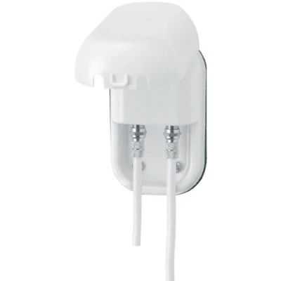 Afbeelding van Maxview B2007 waterbestendige socket Twin F connector Wit