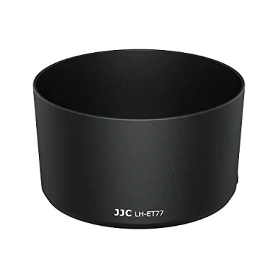 Afbeelding van JJC Zonneschermhoes voor Canon RF 85 mm F2 Macro IS STM lens met EOS R R5 R6 RP Ra C70 camera, vervanging ET 77 zonneklep