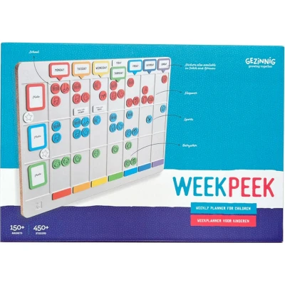Afbeelding van Gezinnig weekplanner weekpeek