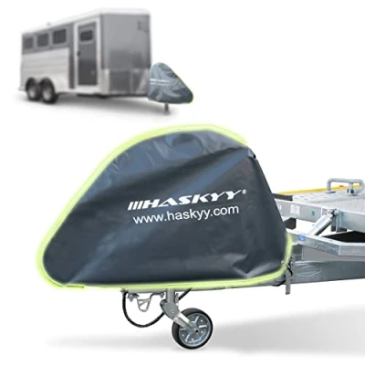 Afbeelding van Beschermhoes voor caravandissel, reflecterend, 90 x 60 cm, vrachtwagenzeil, waterdicht, universeel