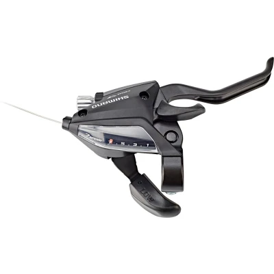 Afbeelding van Versteller (rechts) met remhendel 7 speed Shimano ST EF500 2 vingers zwart