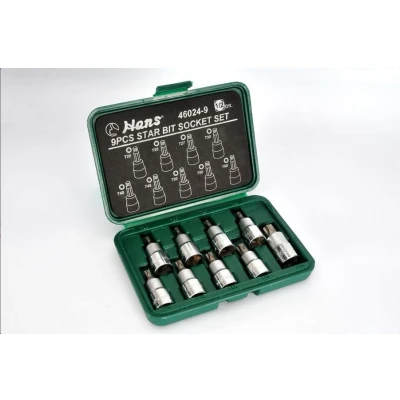 Afbeelding van TORX dopsleutelset HANS 1/2 inch 9 Stuk (T20 T60) 55mm