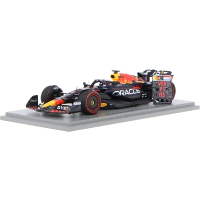 Afbeelding van Red Bull Racing RB18 Spark Modelauto 1:43 2022 Max verstappen ORACLE S8548 Dutch