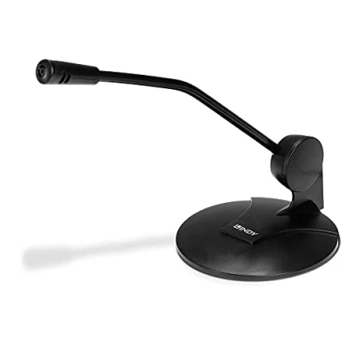 Afbeelding van Lindy Spraakmicrofoon Statief Zendmethode: Kabelgebonden Incl. kabel, Voet