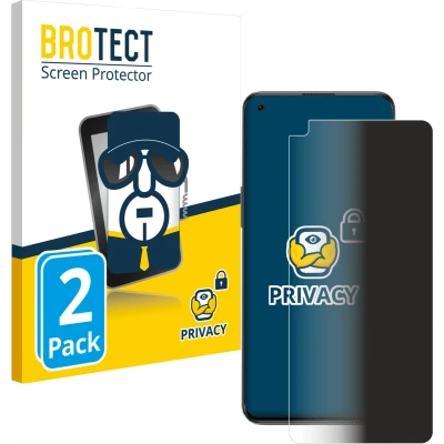 Afbeelding van BROTECT privacy screenprotector voor OnePlus Nord 2T 5G Folie Beschermfolie Blauwlichtfilter (2 Stuks)