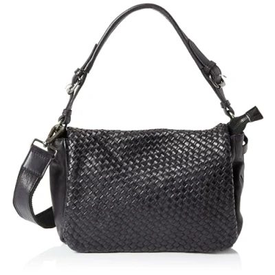 Afbeelding van Berba Medium Schoudertas / Crossbody Tas Dames Leer San Remo Zwart
