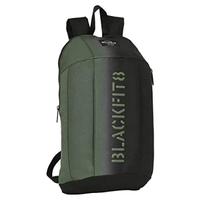 Afbeelding van Kinderrugzak BlackFit8 Gradient Mini Zwart Militair groen (22 x 39 10 cm)