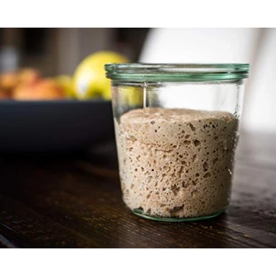 Afbeelding van Démarreur de levain San Francisco certifié biologique vivant 45 ans Testé en laboratoire UKAS avec instructions imprimées Kombuchaorganic®