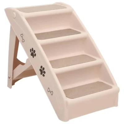 Afbeelding van Hondentrap inklapbaar 62x40x49,5 cm crme