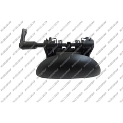 Afbeelding van PRASCO PG0098108 Deurgrepen Buiten, Links achter zwart Glad PEUGEOT: 206 Hatchback