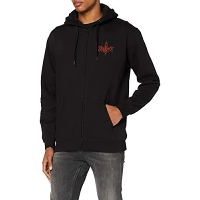 Afbeelding van Slipknot 9 Point Star Vest met capuchon M Zwart