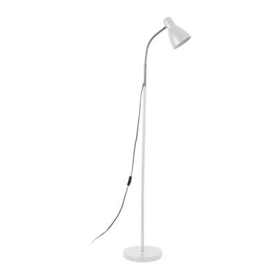 Afbeelding van Virone LAR Vloerlamp voor woonkamer, max. 20 W, E27, 155 cm, wit