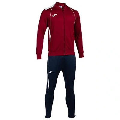 Afbeelding van Joma Championship Vii Trainingspak, bordeauxrood, wit, marineblauw